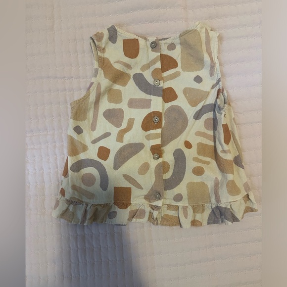 Rylee and Cru Oceanside Top and Wide leg pant in Abstract print size 8-9 - Picture 5 of 9